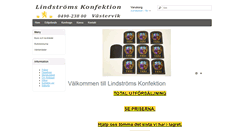 Desktop Screenshot of lindstromskonfektion.com